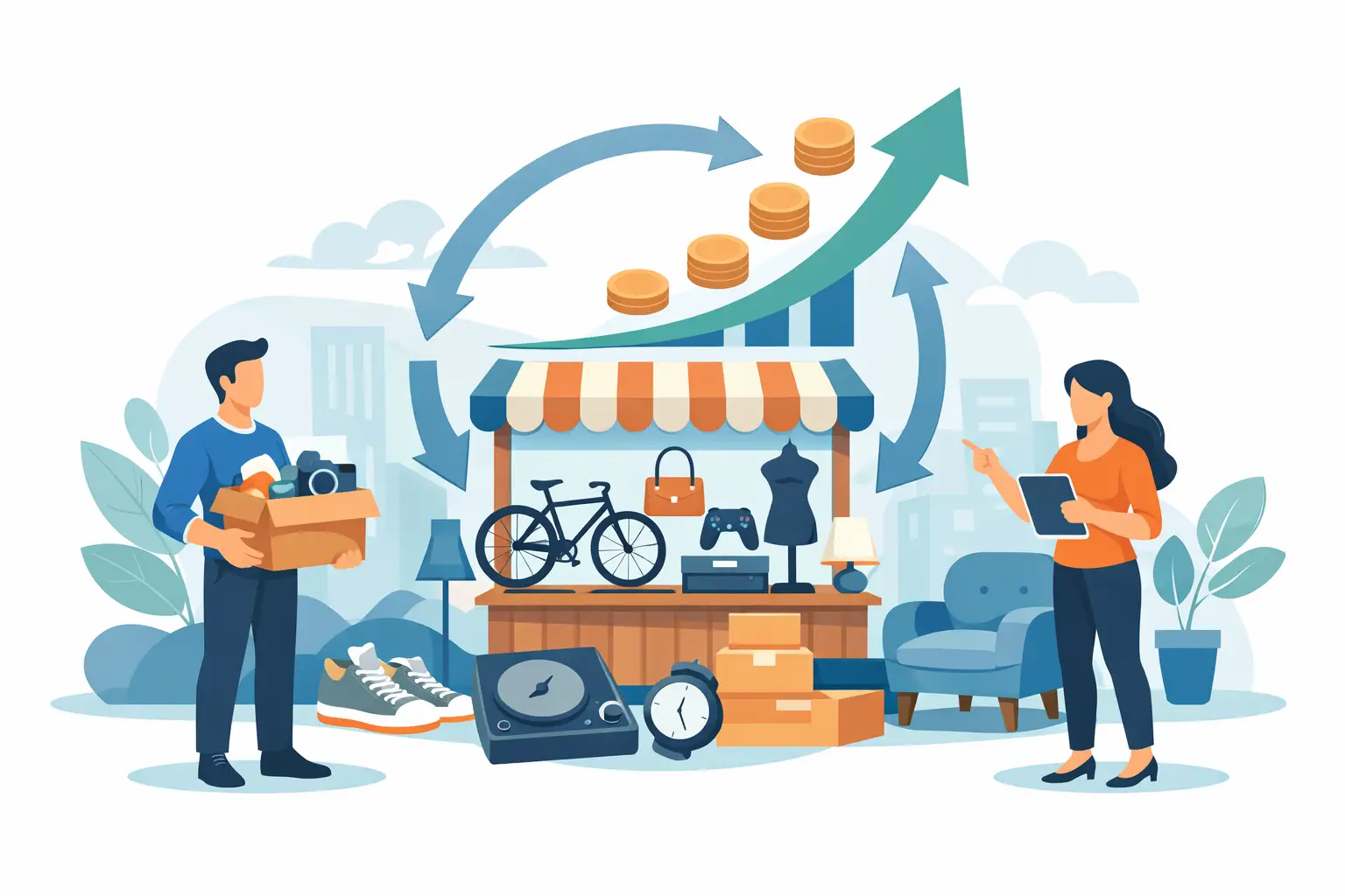 Come aumentare rotazione mercatino usato