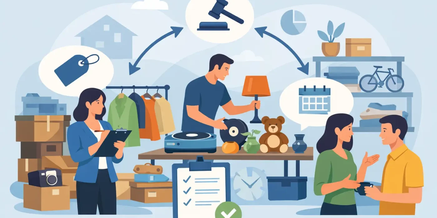 Come gestire mercatino usato senza caos