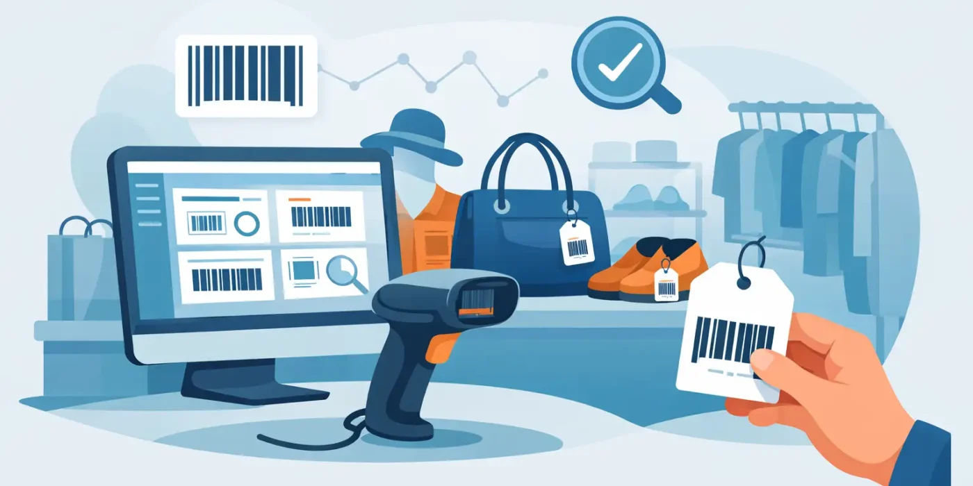 Software etichette barcode negozio usato