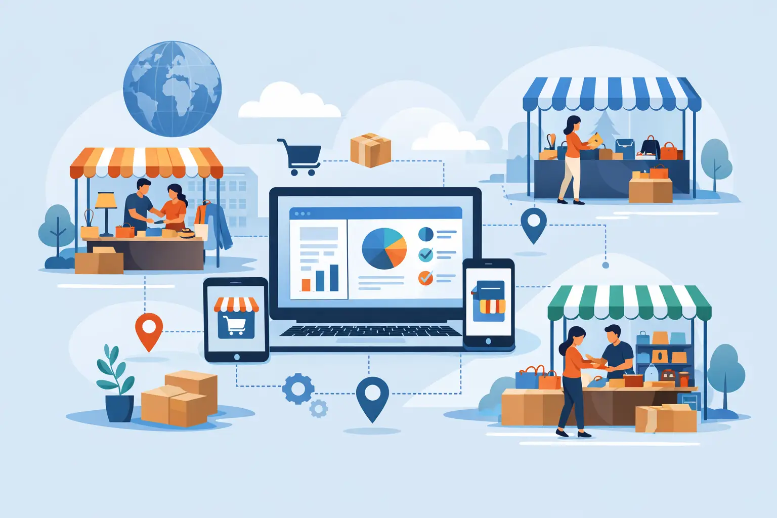 Software mercatini multi sede: cosa serve davvero
