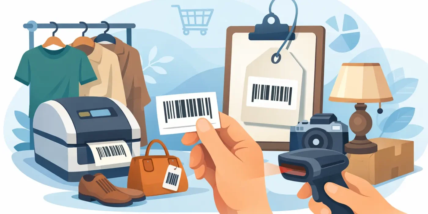 Etichette barcode mercatino usato: come farle bene