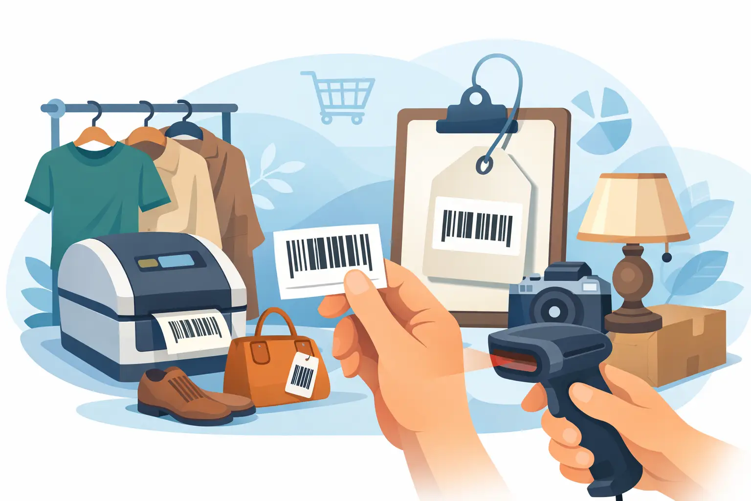 Etichette barcode mercatino usato: come farle bene