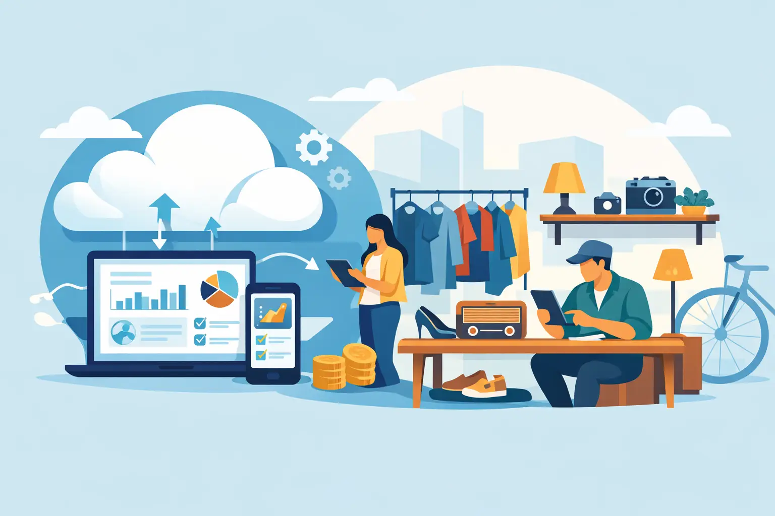 Gestionale cloud per mercatini dell’usato